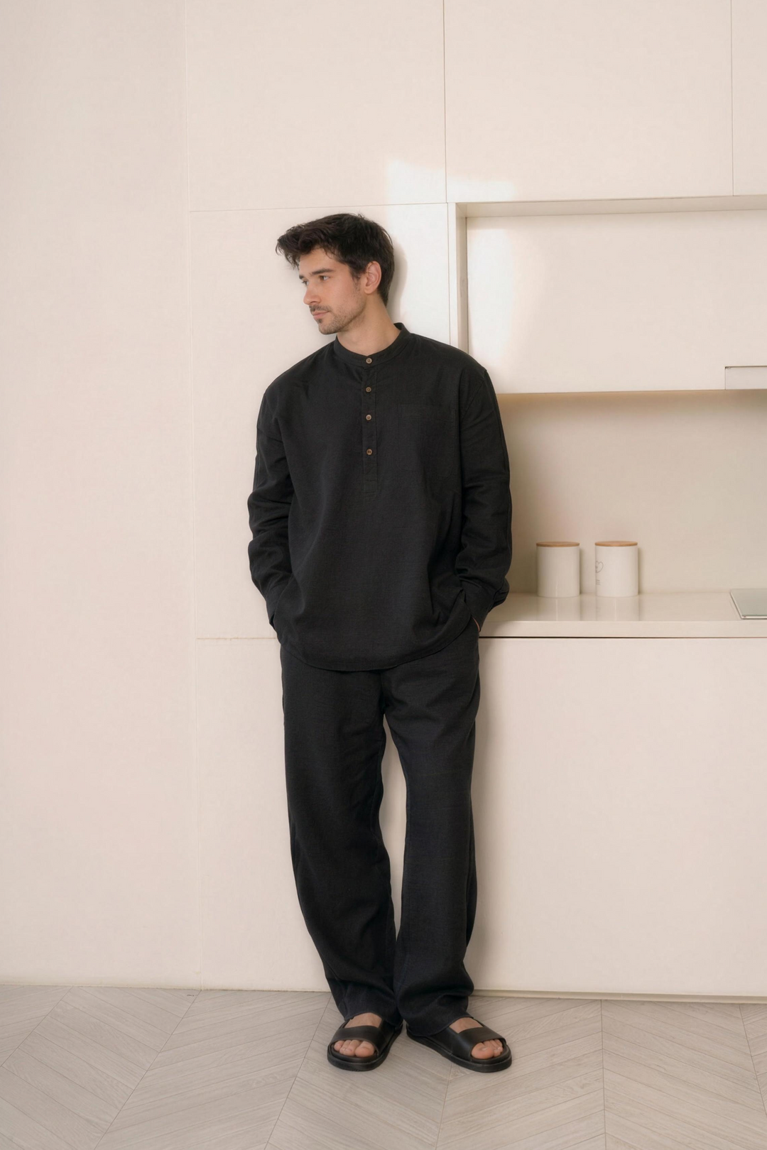 The Grain Co-ord Set (Pure Linen)