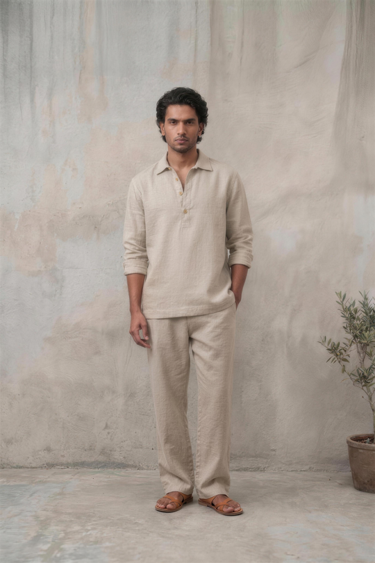 The Sorrento Co-ord Set (Pure Linen)