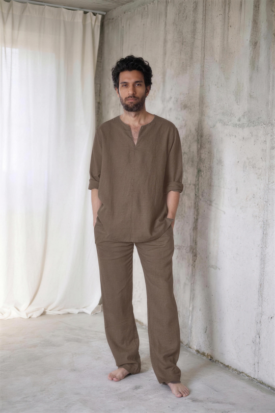 The Dawn Co-ord Set (Pure Linen)