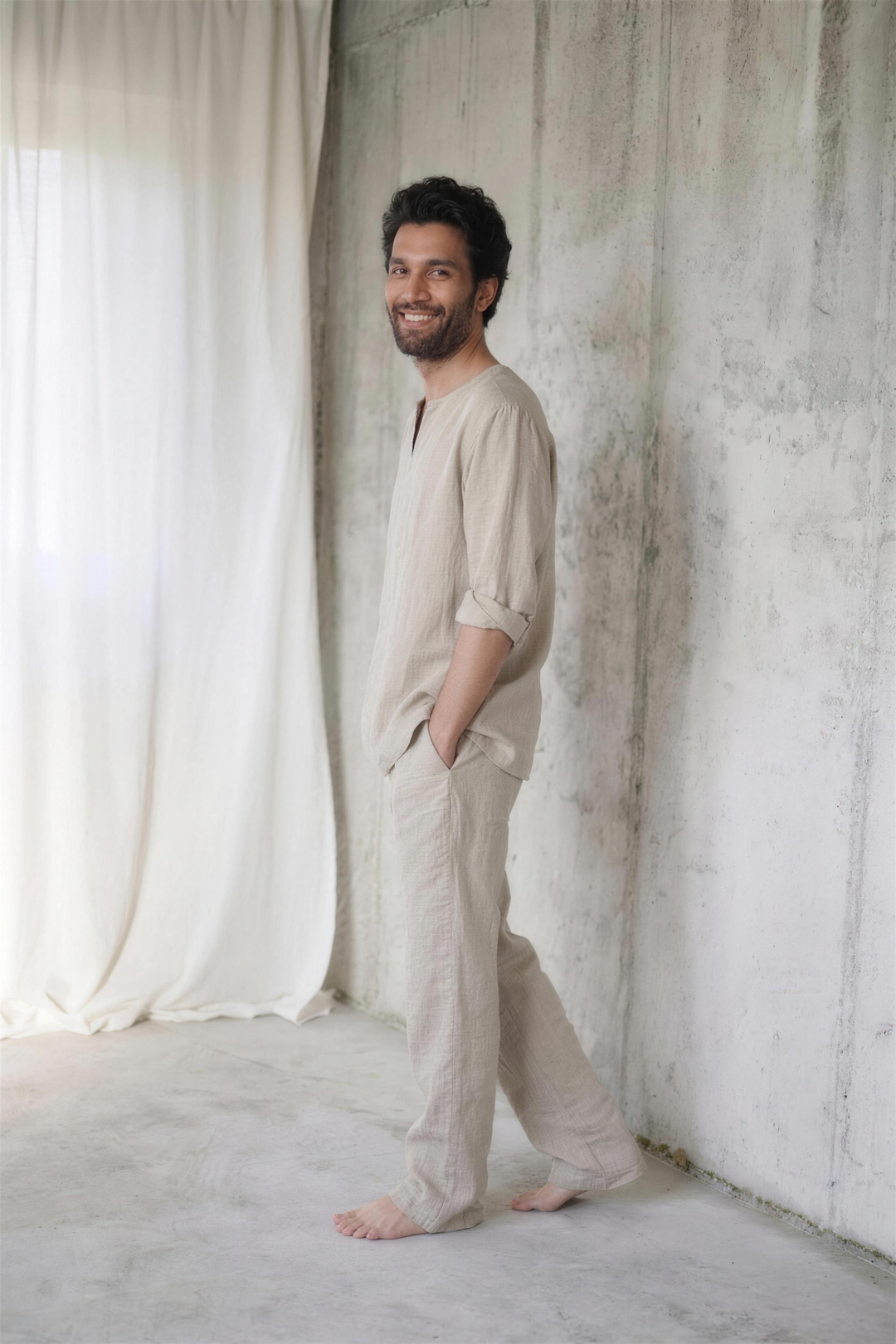 The Dawn Co-ord Set (Pure Linen)