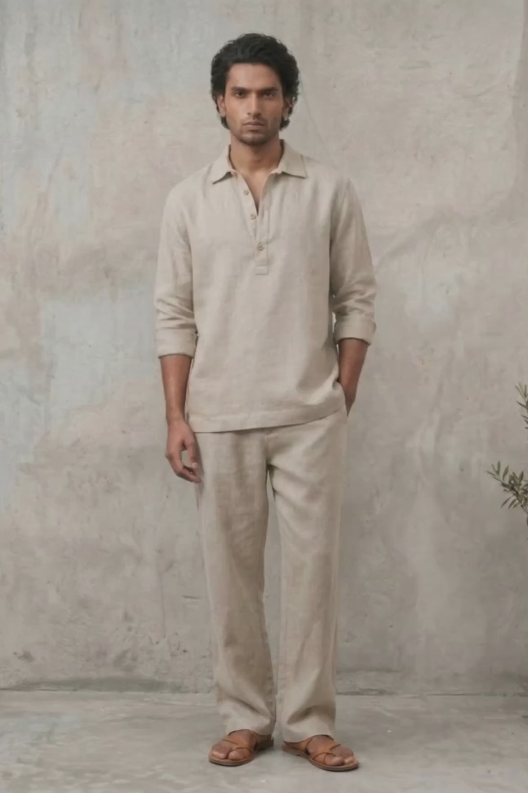The Sorrento Co-ord Set (Pure Linen)